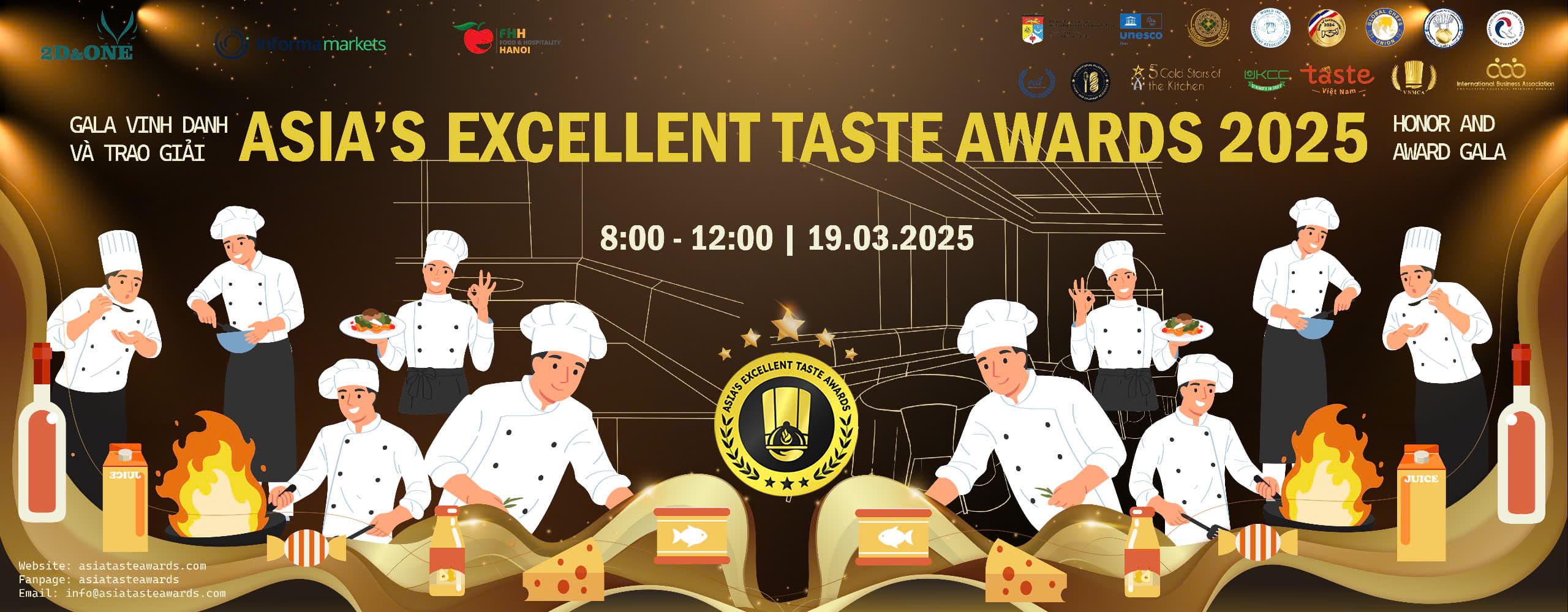 GALA Vinh Danh – Giải thưởng Hương vị Xuất sắc Châu Á | ASIA'S EXCELLENT TASTE AWARD 2025